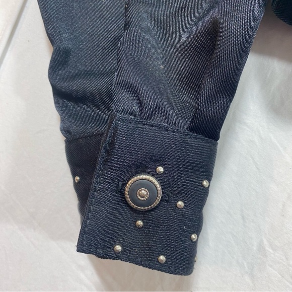 Opal by Lorraine Wardy Black Studded Women's Jacket and pant set size 6 Western - Picture 6 of 15